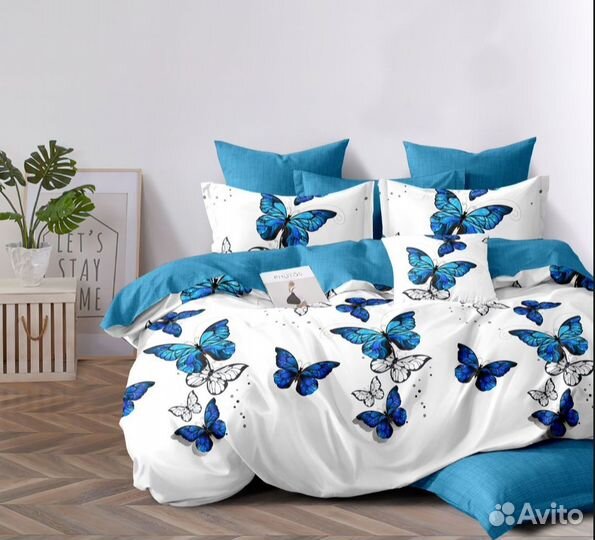 Постельное белье сатин евро