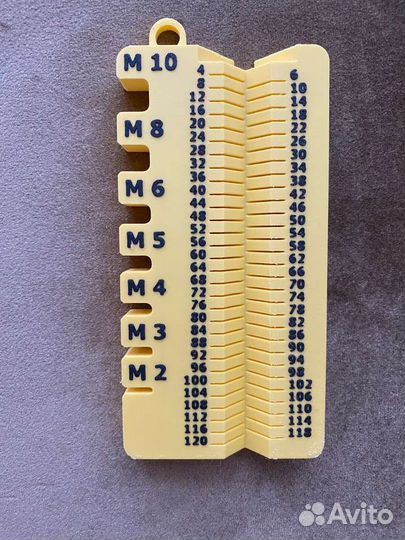 Инструмент для измерения винтов, M2-M10, 4-120 мм