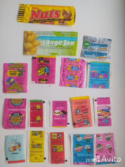 Фантики от жвачек