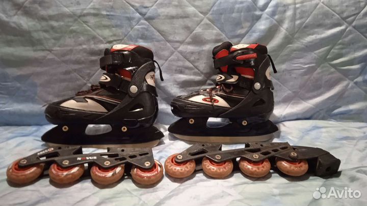 Коньки ролики 2 в 1