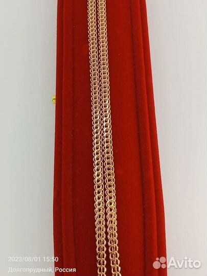 Новая цепь из золота 585 пробы Питон 50 см