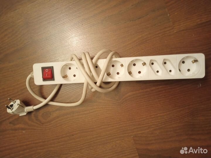 Сетевой удлинитель IKEA на 8 розеток,made P. R. C