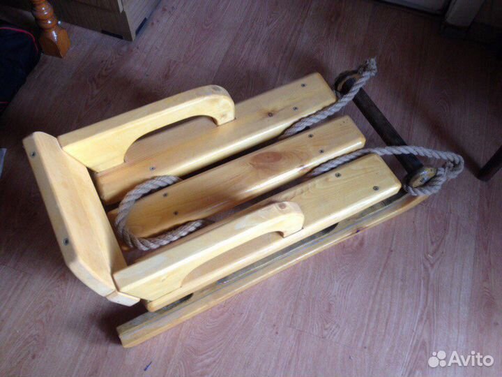 Детские санки дерево