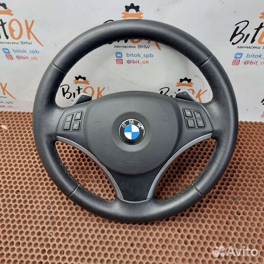 Руль Спорт с лепестками BMW e90 x1 e84 e87