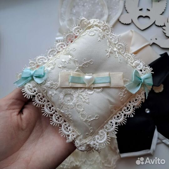 Свадебный декор на стол и задник мята, тиффани