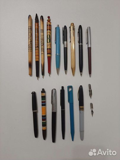 Ручки советские. шариковые и перьевые