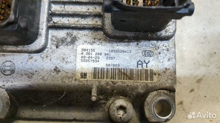 Блок управления двигателем Opel Corsa D, 2009