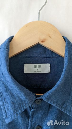 Льняная рубашка Uniqlo S