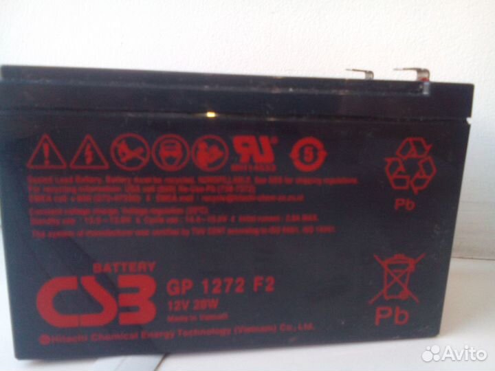 Hitachi GP1272 F2 (28W) Аккумулятор свинцовый 12В