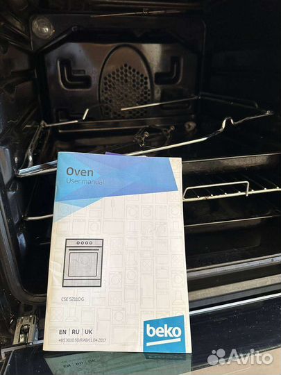 Плита газовая beko с электрическим духовным шкафом