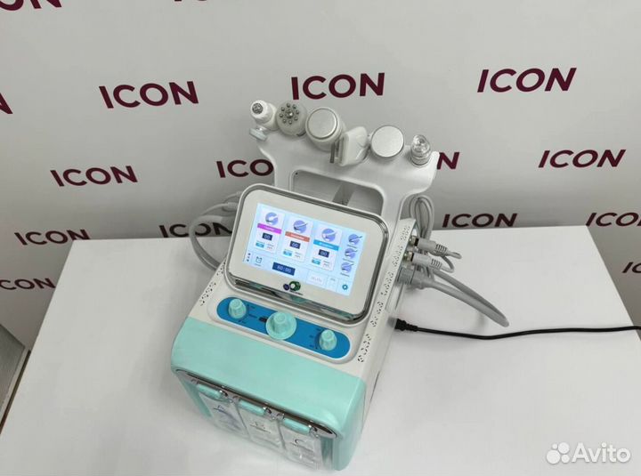 Аппарат гидропилинга H2O2 6 в 1 2 поколения мятный цвет в наличии