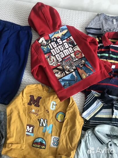 Вещи пакетом на мальчика 98 104