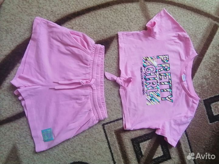 Вещи пакетом на девочку122-128