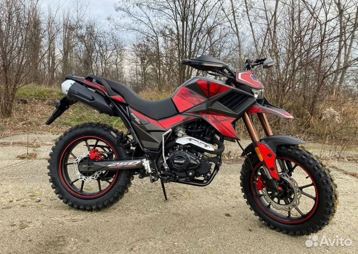 Мотоцикл rockot hound offroad 250 (красный)