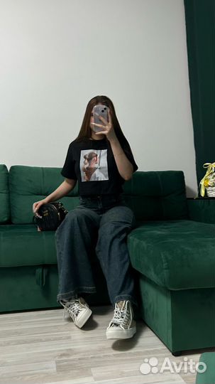 Джинсы широкие р.42-48