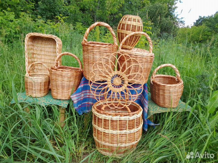 Корзины плетеные