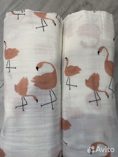 Муслиновые пеленки 2 штуки