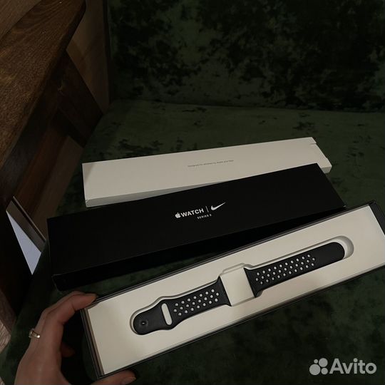 Оригинальная коробка apple watch 3 nike