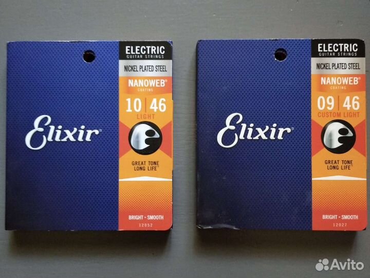 Elixir nanoweb Струны для электрогитар