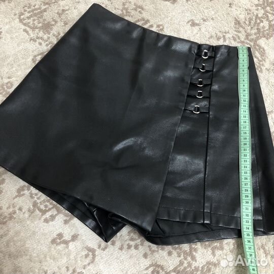 Юбка-шорты экокожа, 42