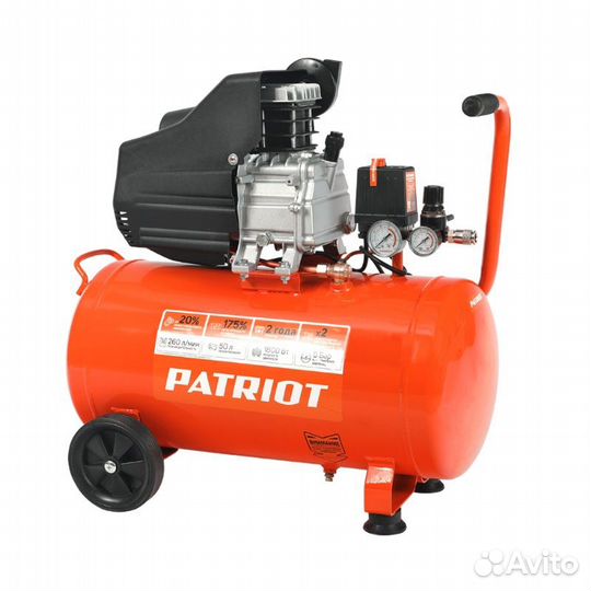 Компрессор поршневой масляный Patriot Euro 50/260