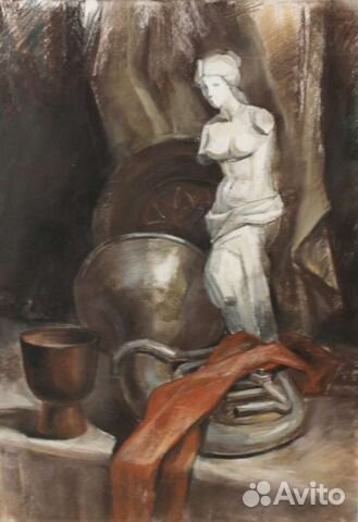 Картины/Натюрморт/карандаш,уголь,сепия,сангина