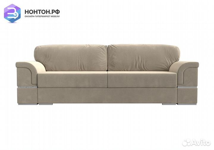 Диван еврокнижка Порту микровельвет бежевый