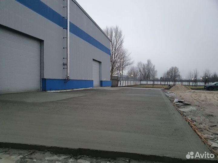 Бетонные полы паркинге