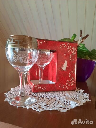 Хрустальные фужеры