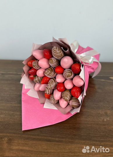 Букет из клубники в шоколаде