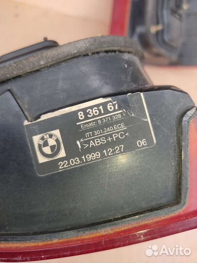 Фонари задние bmw 5 e39 универсал