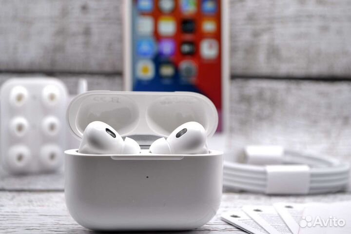 AirPods Pro 2 «Оригинал» (Новые, Гарантия, +Чехол)