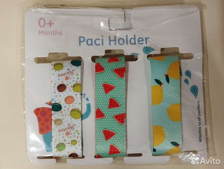 Пустышки avent 0-6 месяцев, держатели для сосок