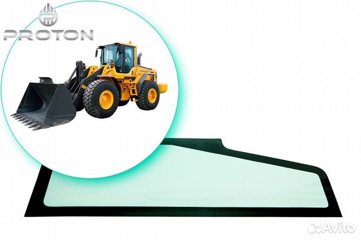 Hitachi zх5G Стекло боковое правое возле стрелы