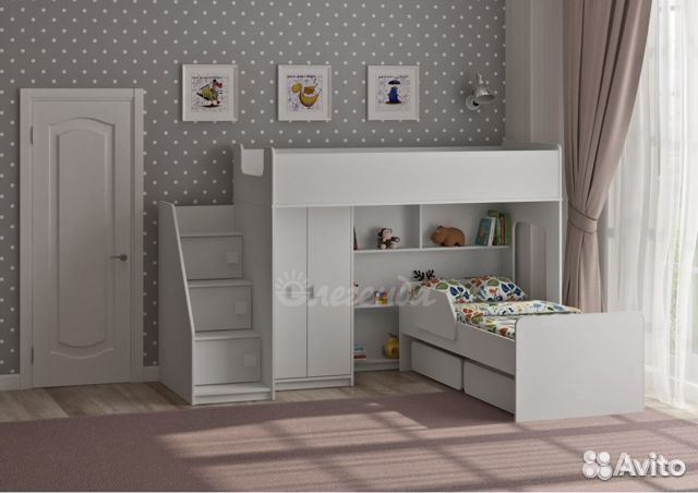 Кровать чердак