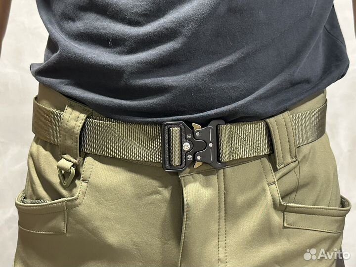 Костюм Softshell черный/Олива +Ремень кобра