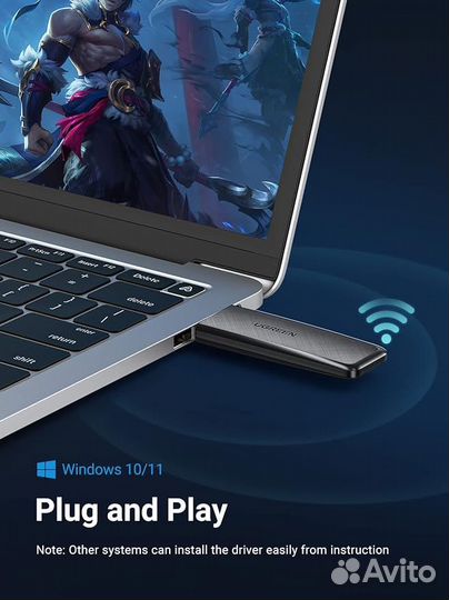 Wi-fi адаптер Ugreen AC1300