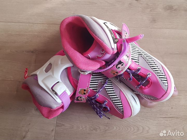 Коньки детские раздвижные 35-38