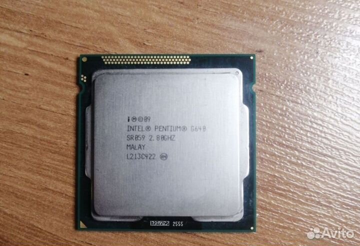 Процессор intel core i7 2600 + intel pentum g 640