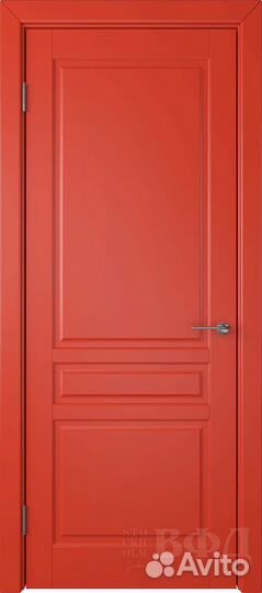 Межкомнатная дверь эмаль VFD Стокгольм, глухая, кр