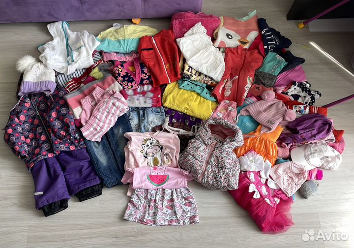 Детские вещи пакетом для девочек
