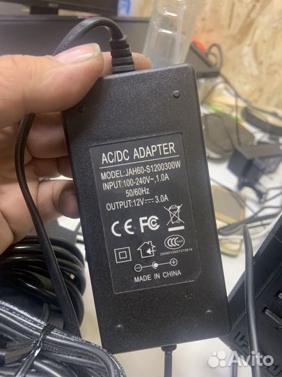 Блок питания 12v 1-2-3A