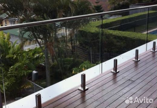 Перила для лестницы стеклянные ограждения