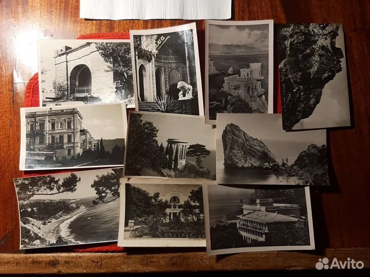 Крым /Открытки-Фото/ набор СССР 10 штуки 1930/50е