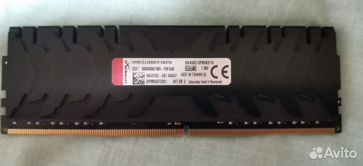 Kingston HyperX Predator 16 гб