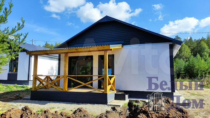 Коттедж 86 м² на участке 5,5 сот.