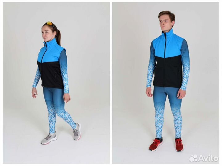 Новая жилетка лыжная спортивная (софтшелл)