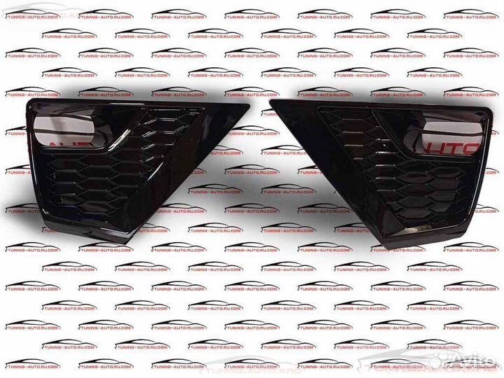 Накладки на туманки Toyota Land Cruiser Prado 150