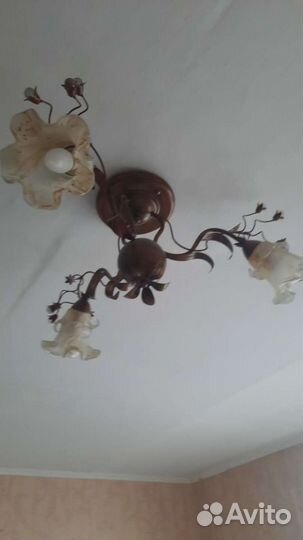 Люстра потолочная бу