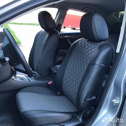 Чехлы из экокожи на Mazda 3 от Автопилот